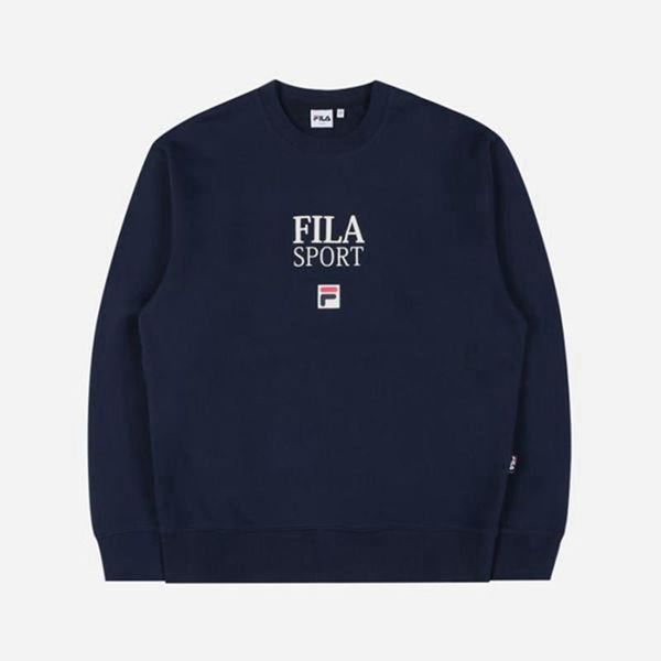 Fila Mikiny Panske Námornícka Modrá - Šport F Logo Vypredaj - Slovakia 36780-FANQ